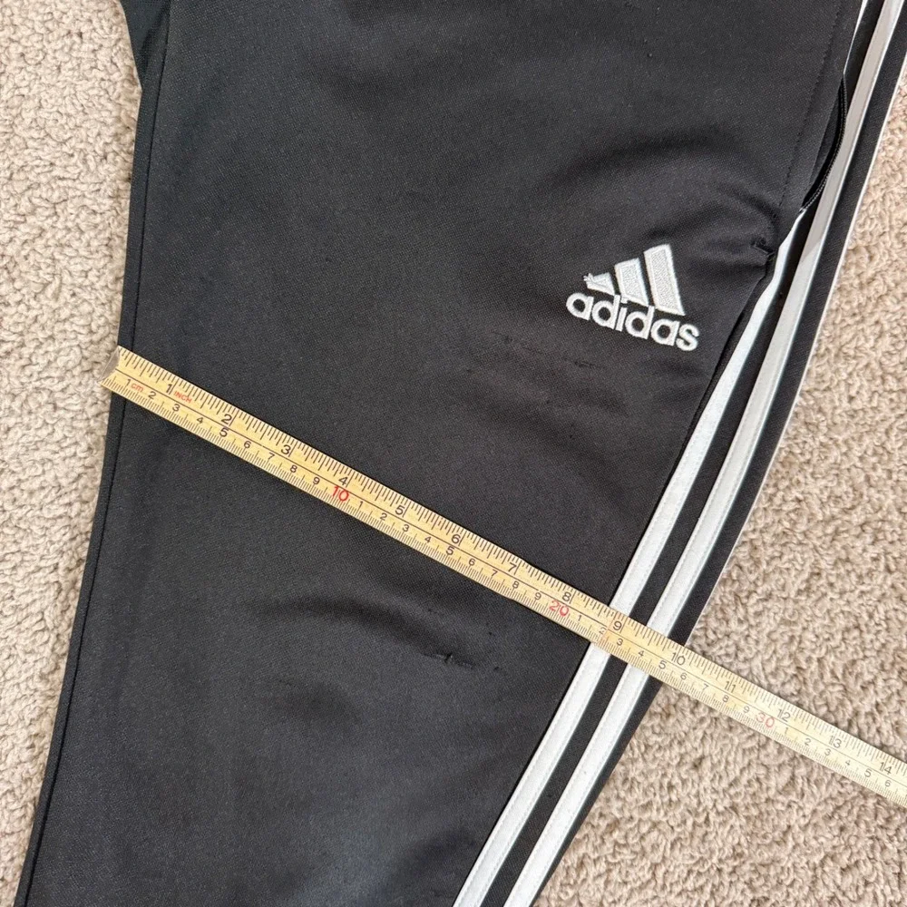 Adidas Track Pants Mens Medium Black Good Climacool Tapered M64032 Three Stripe
